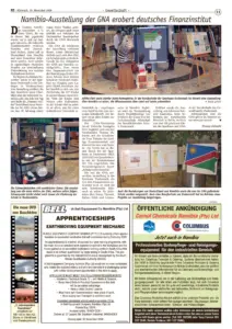 „Allgemeinen Zeitung (Namibia)“ am 19.11.2008